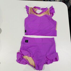 Kandi Kouture Purple Two Piece Set Teen Size XS